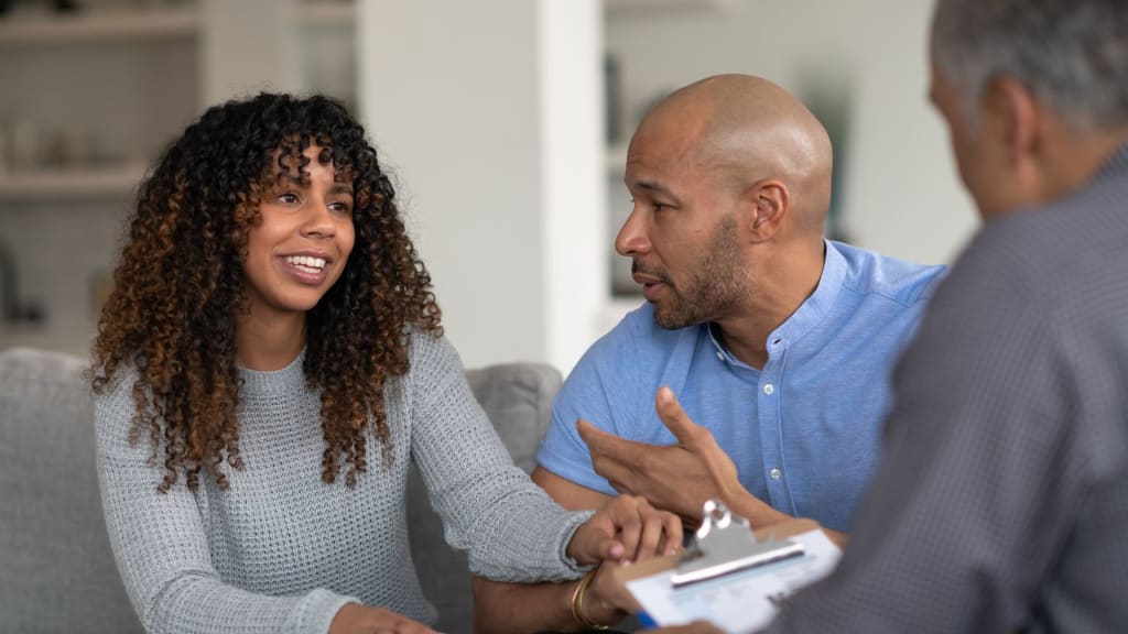 Married couple in therapy